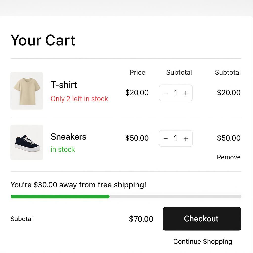découvrez des stratégies concrètes et des exemples pratiques pour réduire l'abandon de panier et optimiser le processus de checkout de votre boutique e-commerce, afin d'augmenter vos conversions et booster vos ventes.